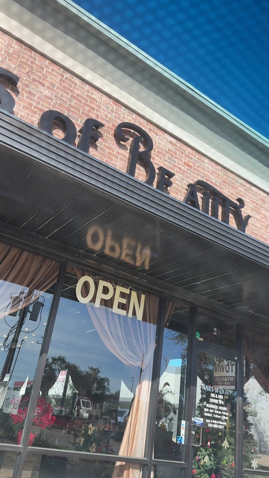 Nail work at Nails of Beauty in Jersey Village