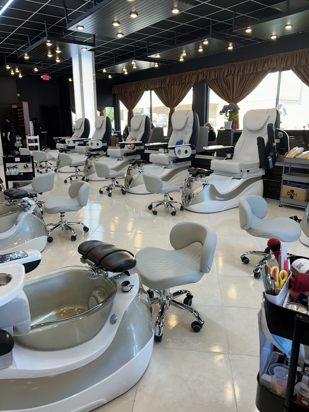Nail work at Nails of Beauty in Jersey Village